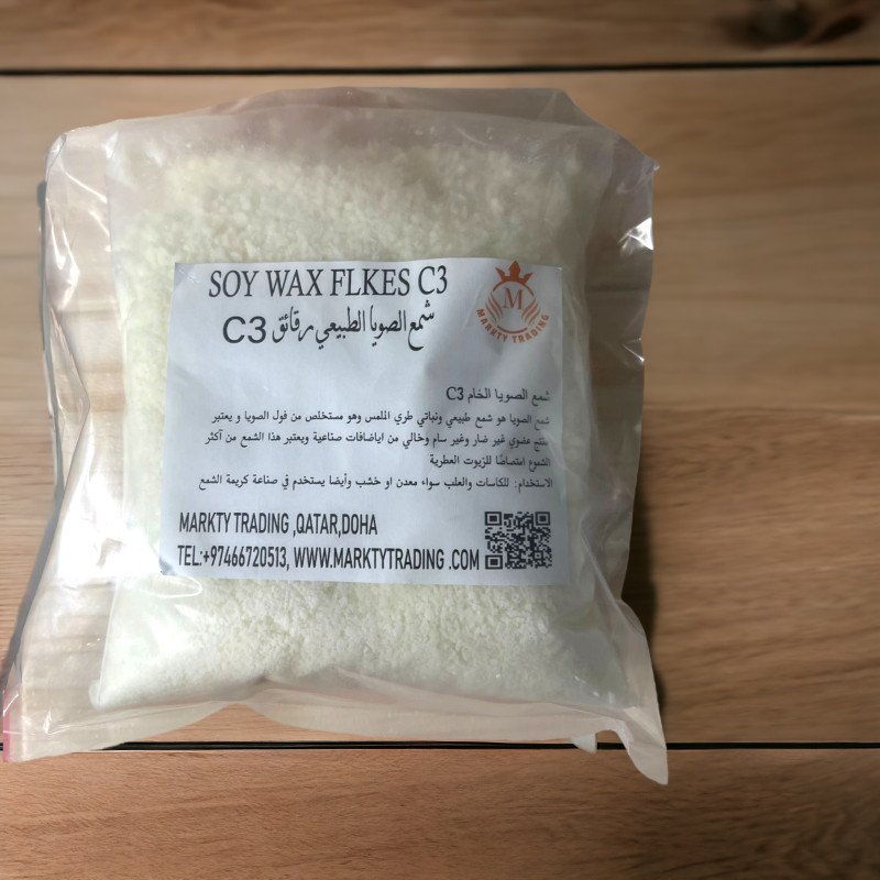 5كيلو شمع الصويا الابيض النقي رقائق .c3 شمع الصويا الطبيعي 100% لصنع الشموع بنفسك، جودة ممتازة، درجة عالية