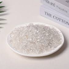 200غرام متعدد الجوانب والاستعمالات كريستال طبيعي غير عادي DIY حجر